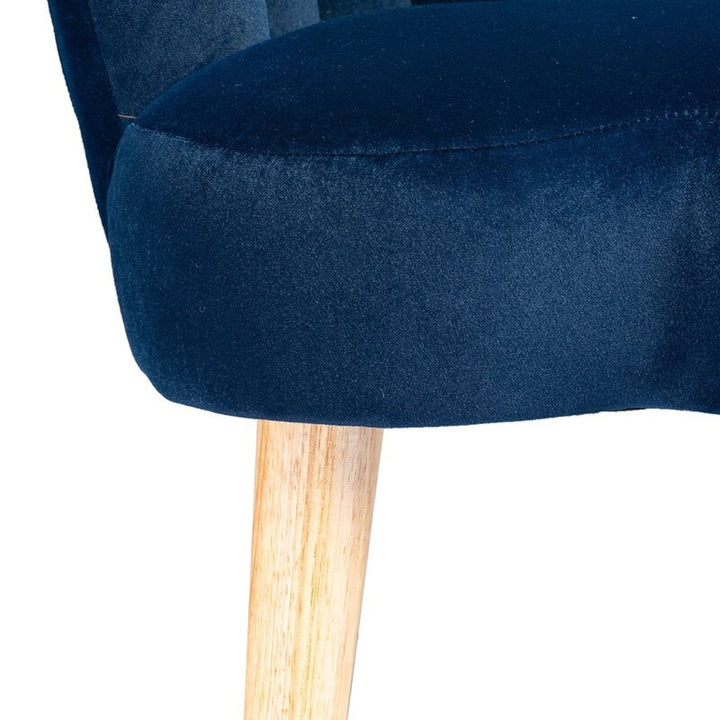 Nismaaya Ado Lounge Chair in Blue Color