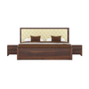 Nantai King Size Bed with Storage Walnut 2