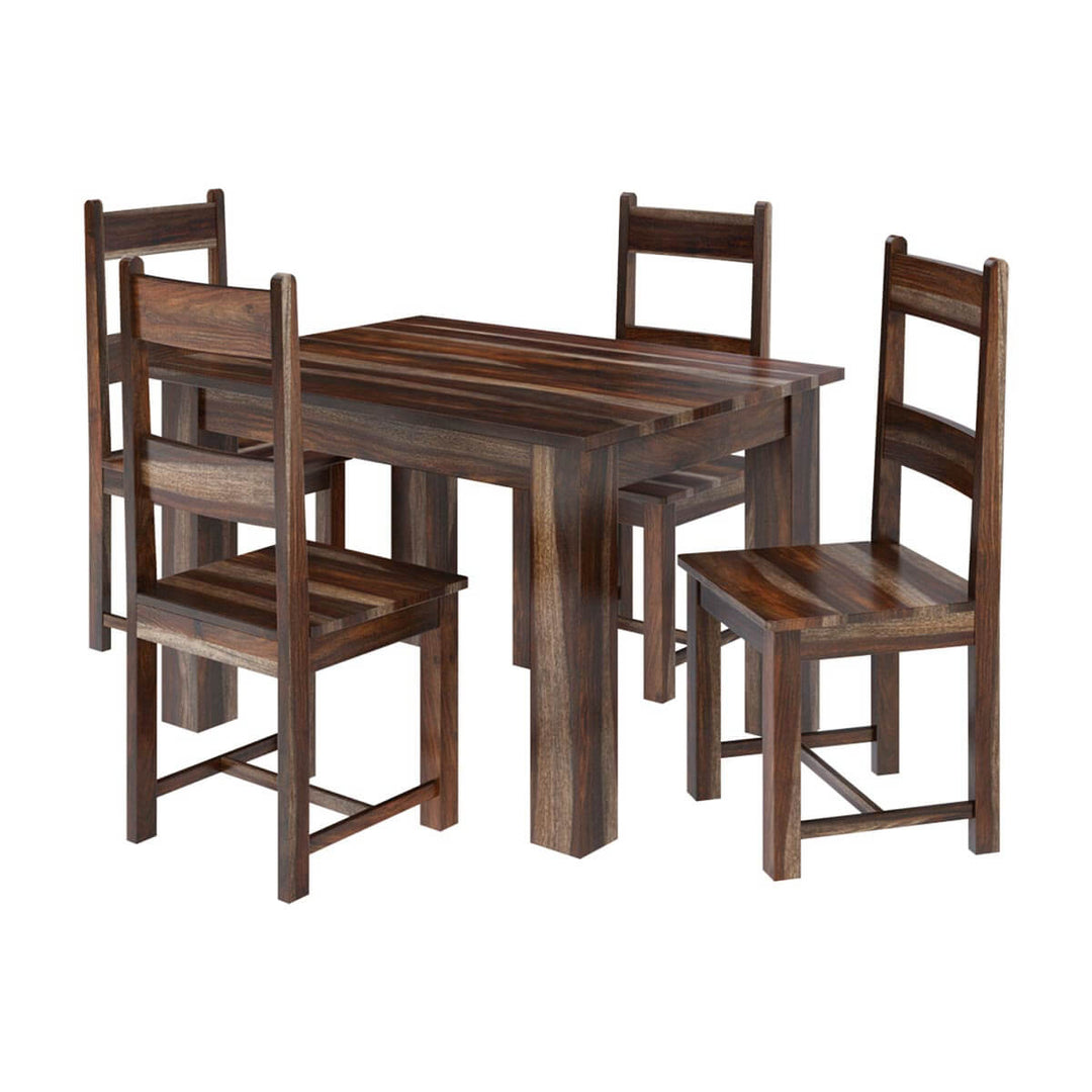 Abel 4 Seater Dining Table and Chair Set 1