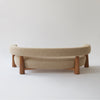 Faber 3 Seater Oak Wood Sofa White 5