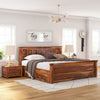 Ainsley Solid Wood King Size Storage Bed 1
