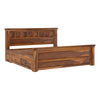 Ainsley Solid Wood King Size Storage Bed 3