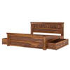 Ainsley Solid Wood King Size Storage Bed 5