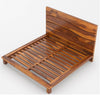 Akira Solid Wood High Headboard King Size Bed 4