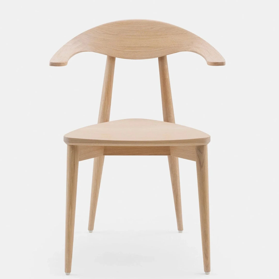 Cametra White Oak Wood Study Chair