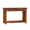Nismaaya Admon Solid Wood Console Hall Table With 3 Drawers