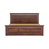  Mahina King Size Bed With Storage Walnut 4