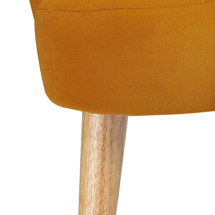 Nismaaya Ado Lounge Chair in Yellow Color