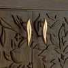 Andrei Mango Wood Bar Cabinet In Nutmeg