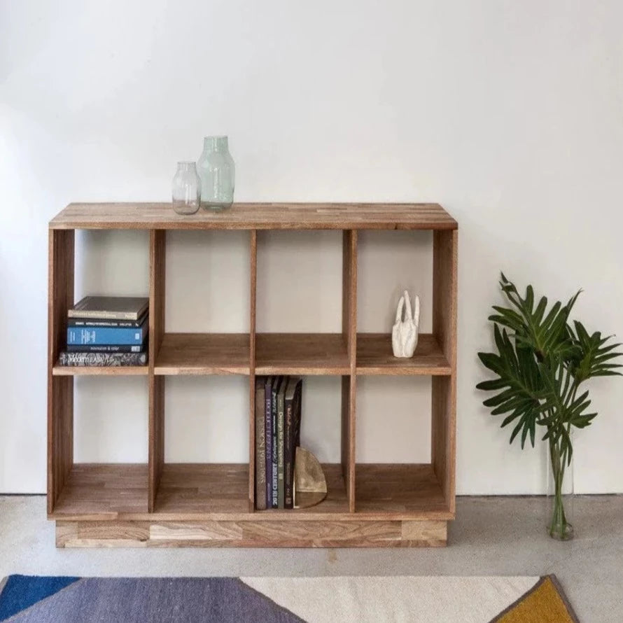 Nismaaya Danyal Oak Wood Bookcase