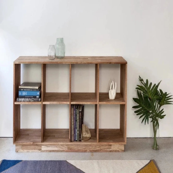 Nismaaya Danyal Oak Wood Bookcase