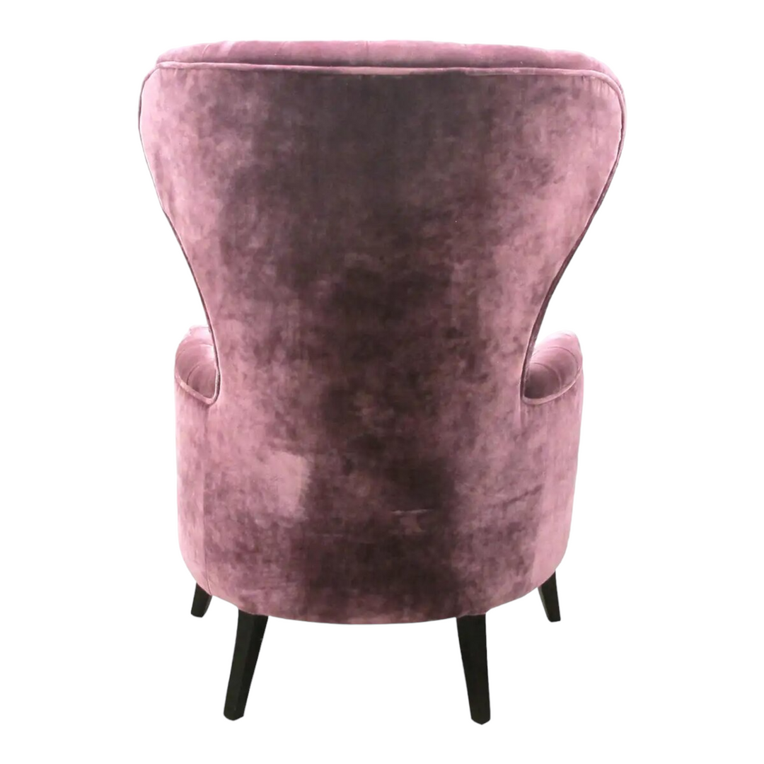 Aldous Wing Chair Purple 4