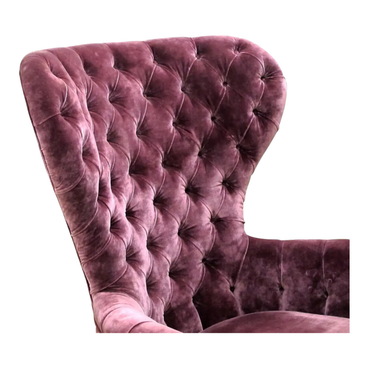 Aldous Wing Chair Purple 5