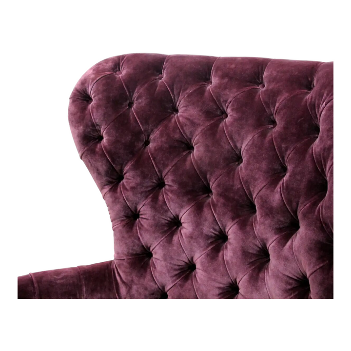 Aldous Wing Chair Purple 6