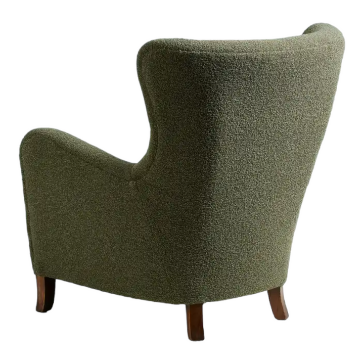 Aldram Wing Chair Green 5