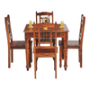 Beale 4 Seater Dining Set With Chairs Honey 5