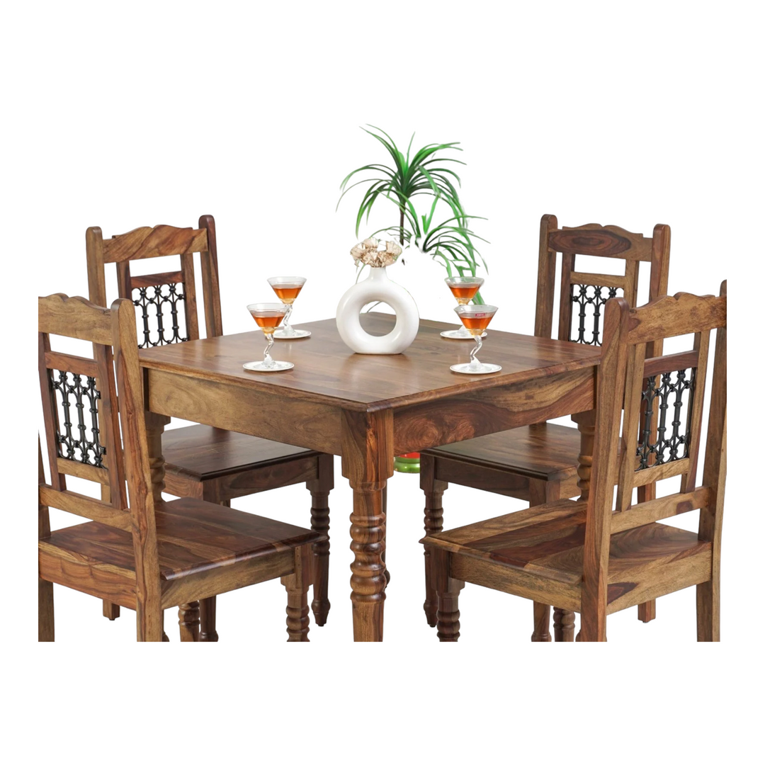 Beale 4 Seater Dining Set With Chairs 4