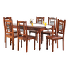 6 Seater Dining Set brown finish best quality wood