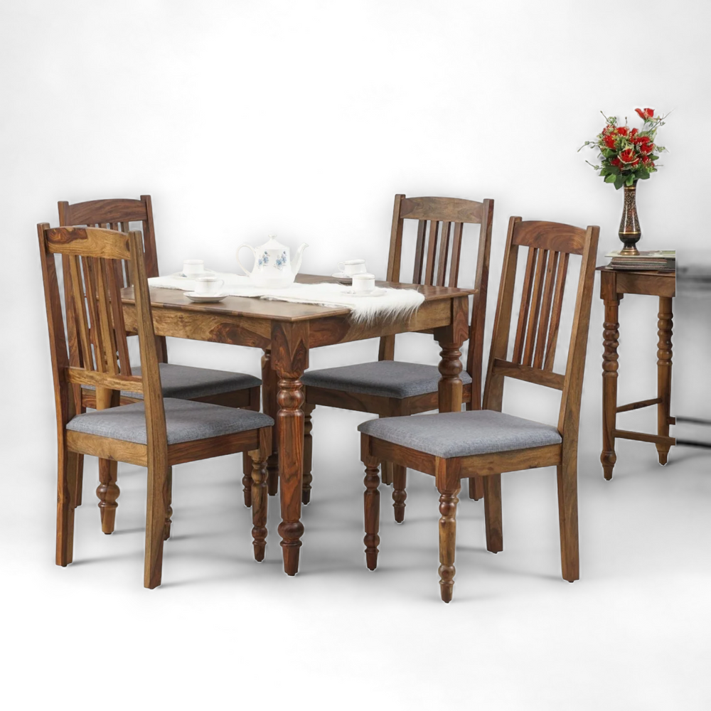Beil 4 Seater Dining Set With Chairs 1