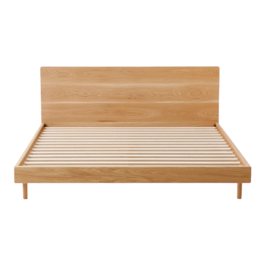 Cadao Oak Wood King Size Bed 1