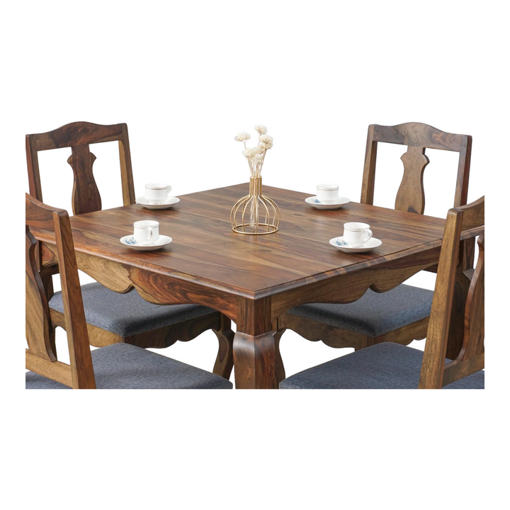 Calvine 4 Seater Dining Set With Chairs 3