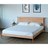 Dacre Oak Wood King Size Bed 3