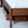 Dae Walnut Wood With Storage King Size Bed 7