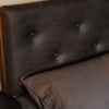 Daichi Walnut Wood Leather Headboard King Size Bed 7