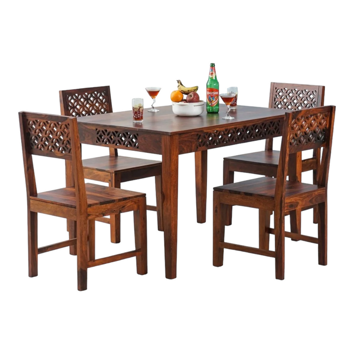 Falcon 4 Seater Dining Table Set With Chairs 2