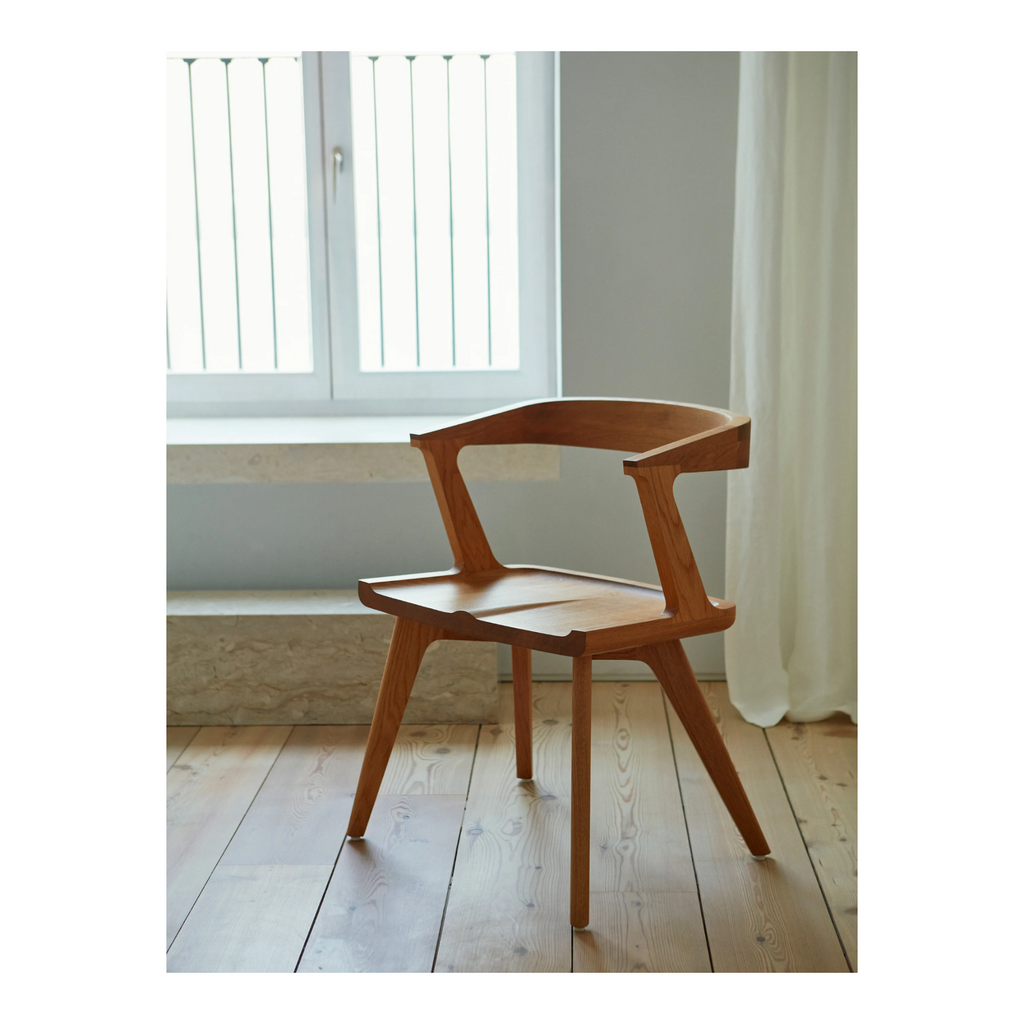 Nismaaya Maali Walnut Teak Arm Chair – Nismaaya Decor