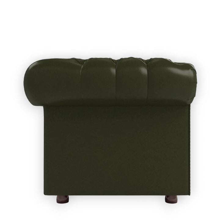Base Traditional Chesterfield 2 Seater Sofas Bottle Green 4