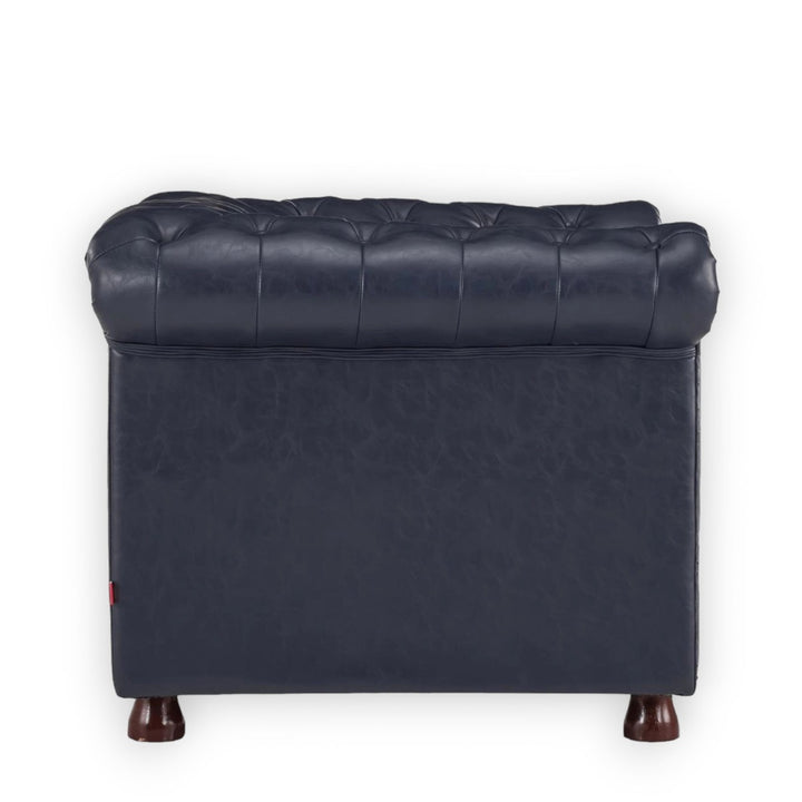 Basile Traditional Chesterfield 2 Seater Sofas Indigo Blue 4